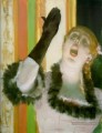 chanteur avec gant Impressionnisme danseuse de ballet Edgar Degas
